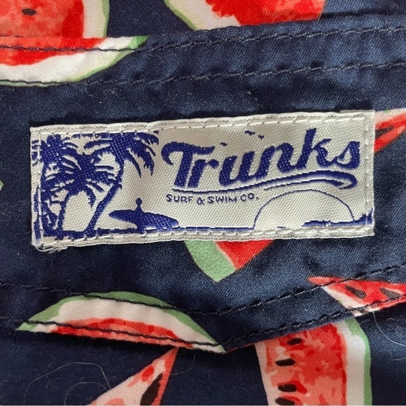TRUNKS SURF &‎ SWIM CO. Watermelon Slice Swim Shorts XL - Picture 10 of 13